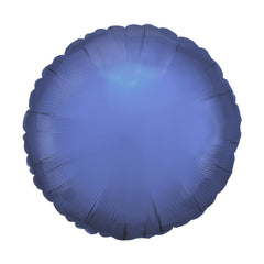Blue Chrome Round Balloon
