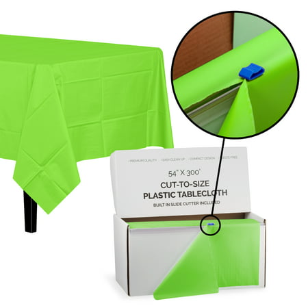 PMA - 54" X 300' Select A Size Table Cover - Lime Green