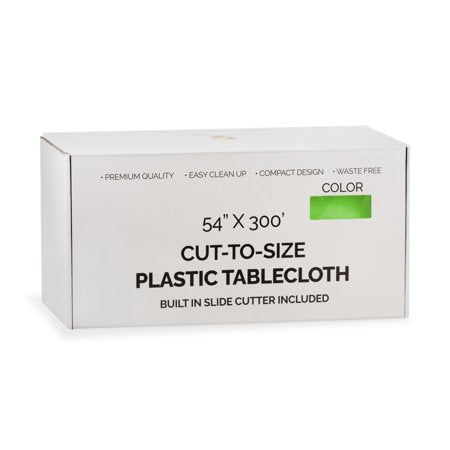 PMA - 54" X 300' Select A Size Table Cover - Lime Green