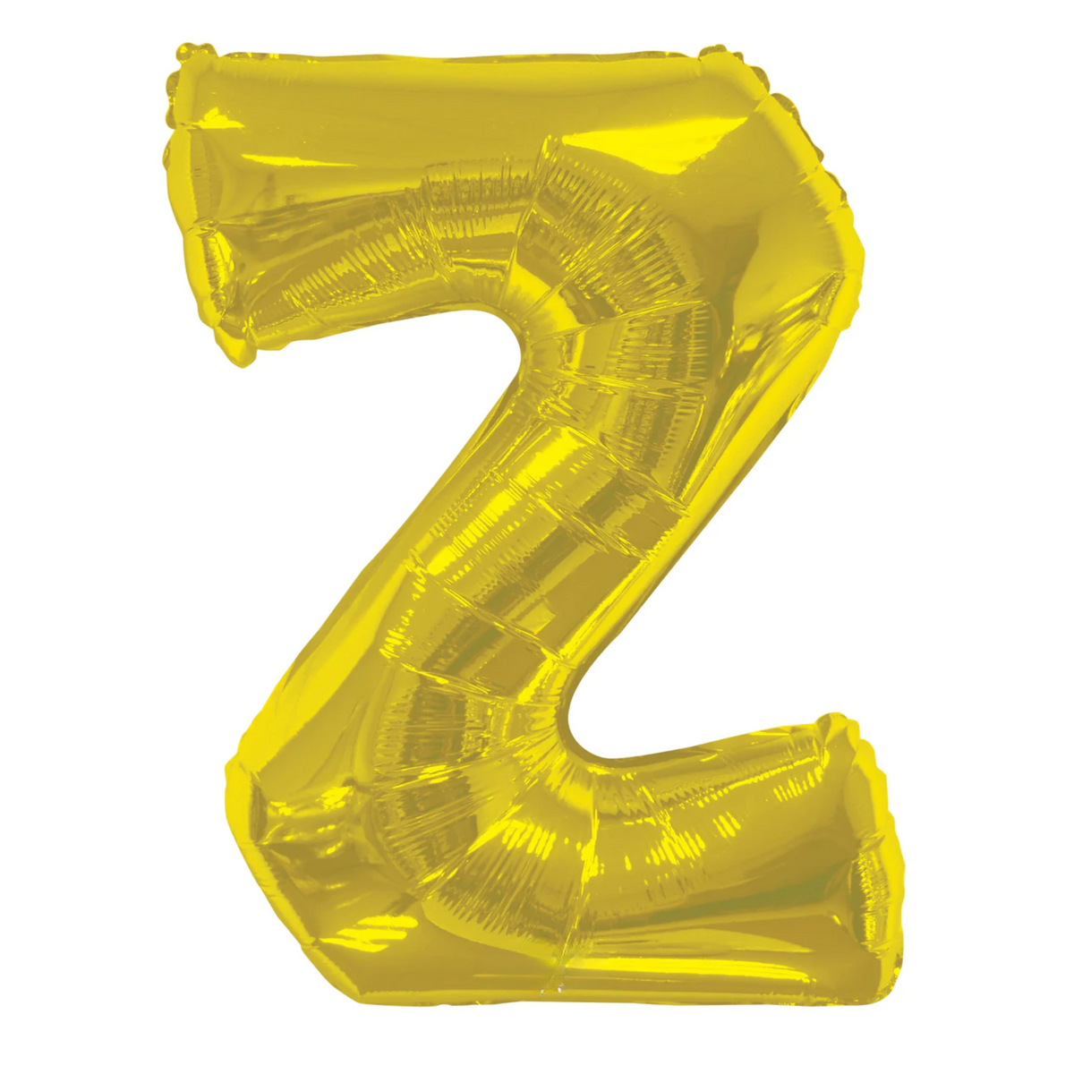 34 In. Gold Letter Z Balloon
