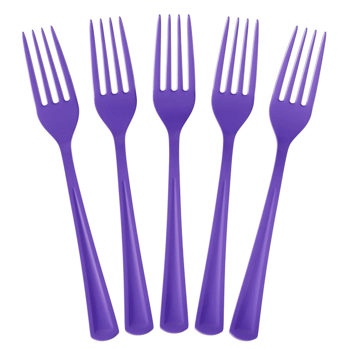 350 Pcs Black/Purple/Gold Disposable Tableware Set