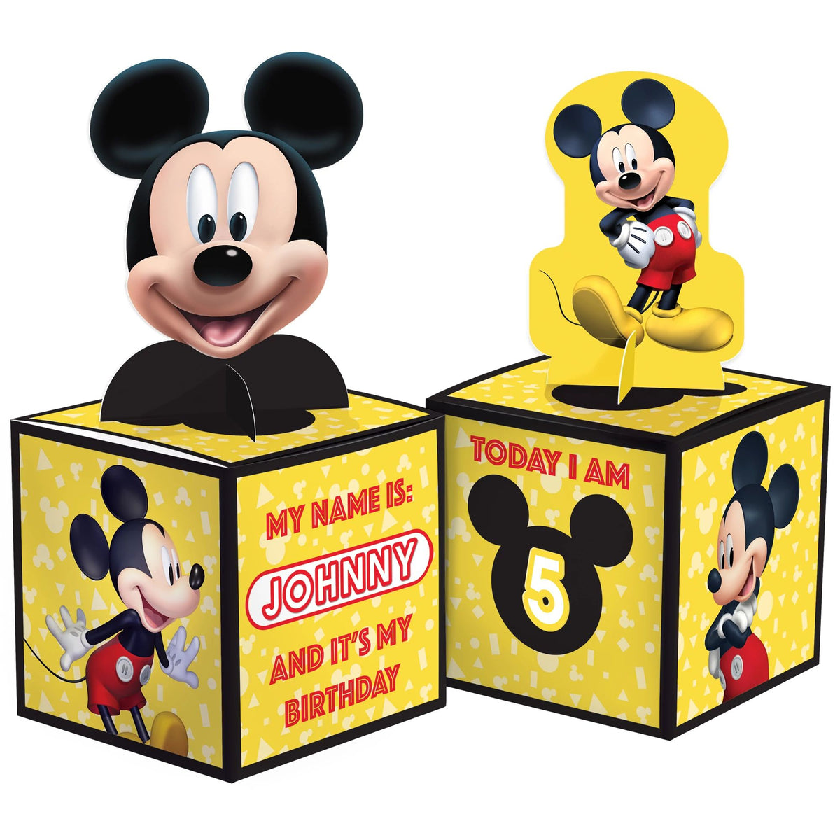 Mickey Mouse Birthday Table Centerpiece Decoration Kit