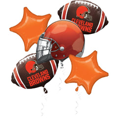 Cleveland Browns Foil Balloon Bouquet