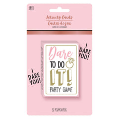 Dare to Do It! Bachelorette Party Card Game, 52 Cards