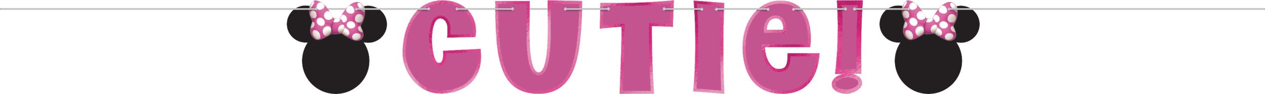 Minnie Mouse Forever Personalized Birthday Banner Kit