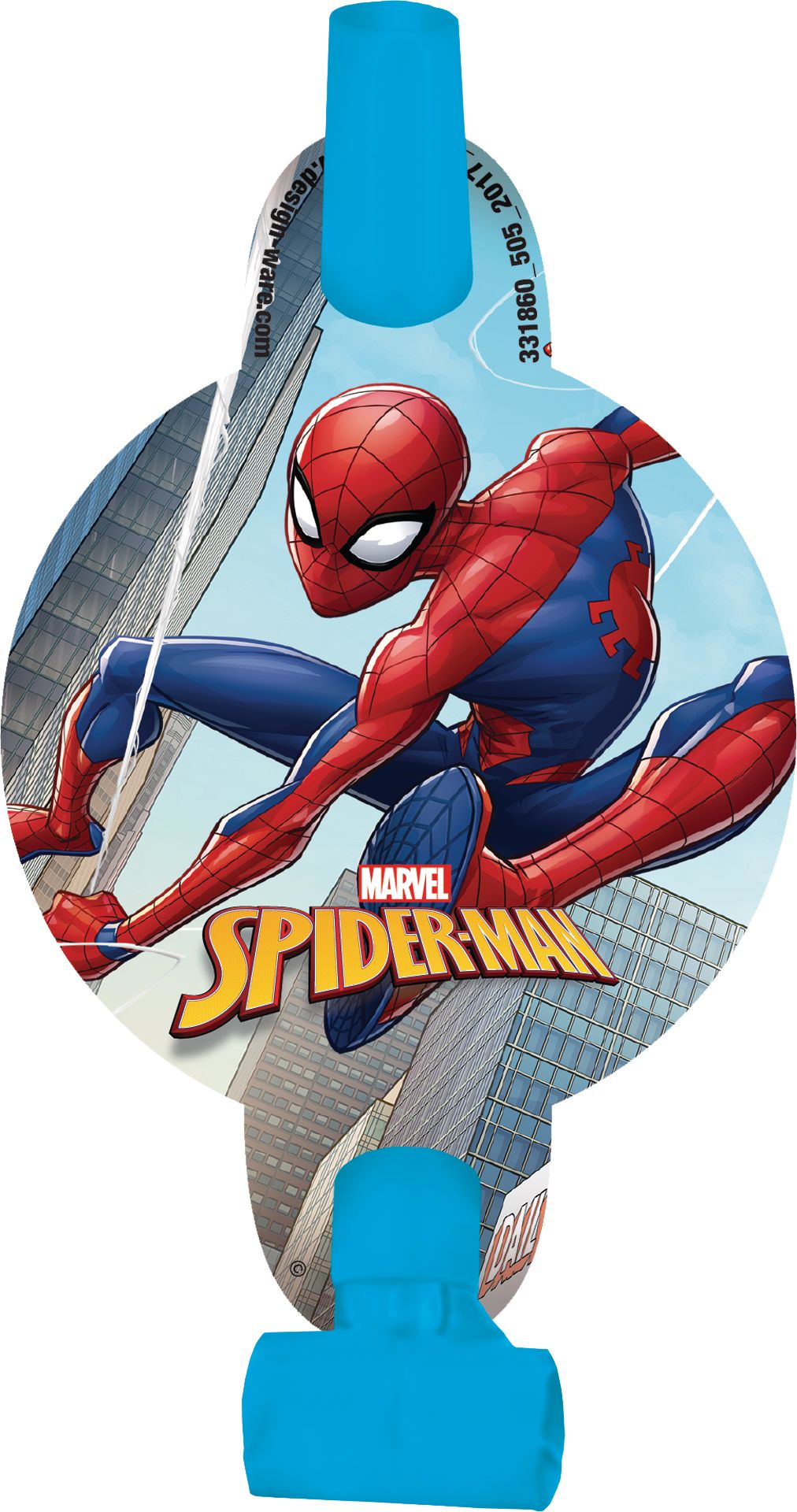 Spider-Man Webbed Wonder Party Blowouts - 8 Pack