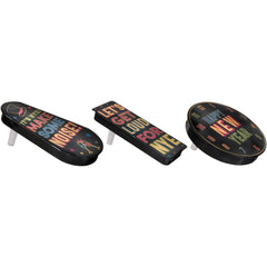 New Year's Eve Colorful Spin Noisemakers Set