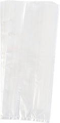 Clear Cello Treat Bags with Silver Twist Ties, 9.5-Inch, 50-Pack