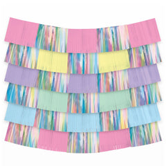 Opalescent Foil Fringe Backdrop Decoration