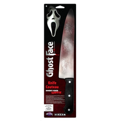 15-Inch Bloody Butcher Knife Ghost Face Mask