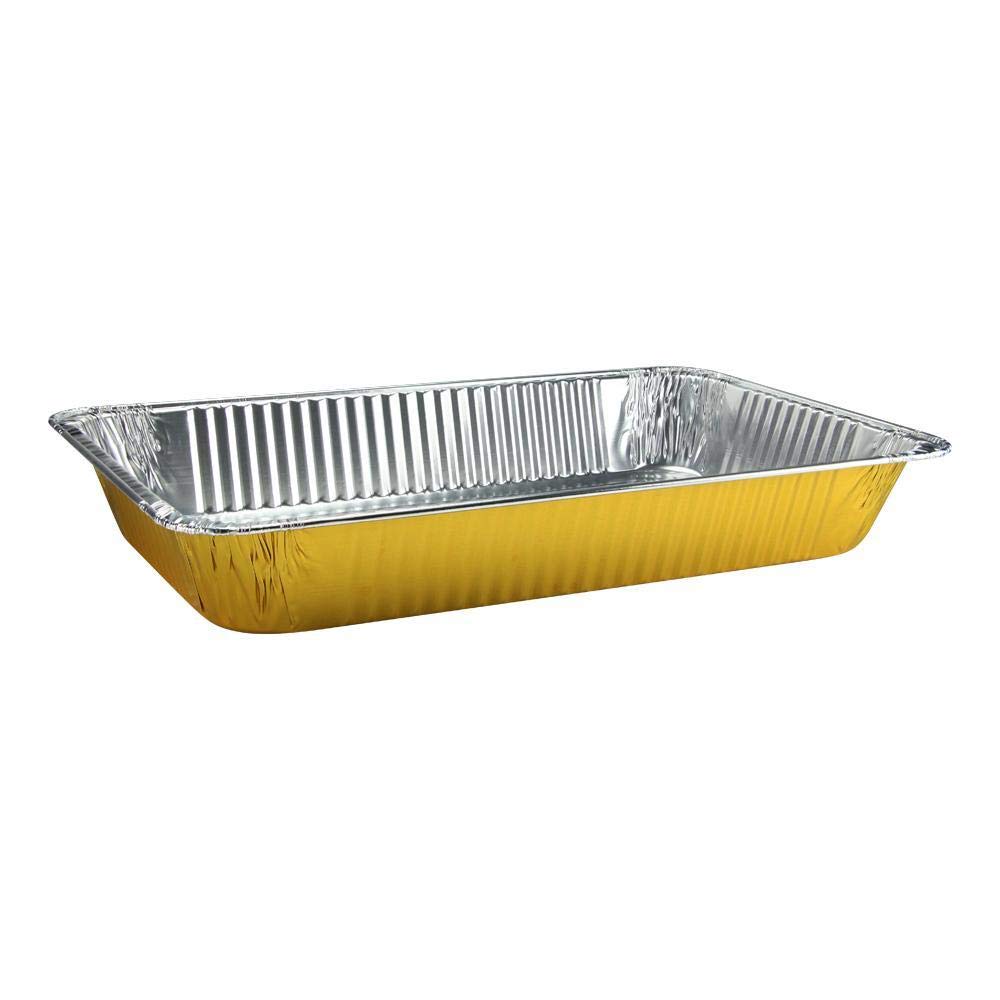 Gold Aluminum Full Chafing Dish. 20 x 12 In.