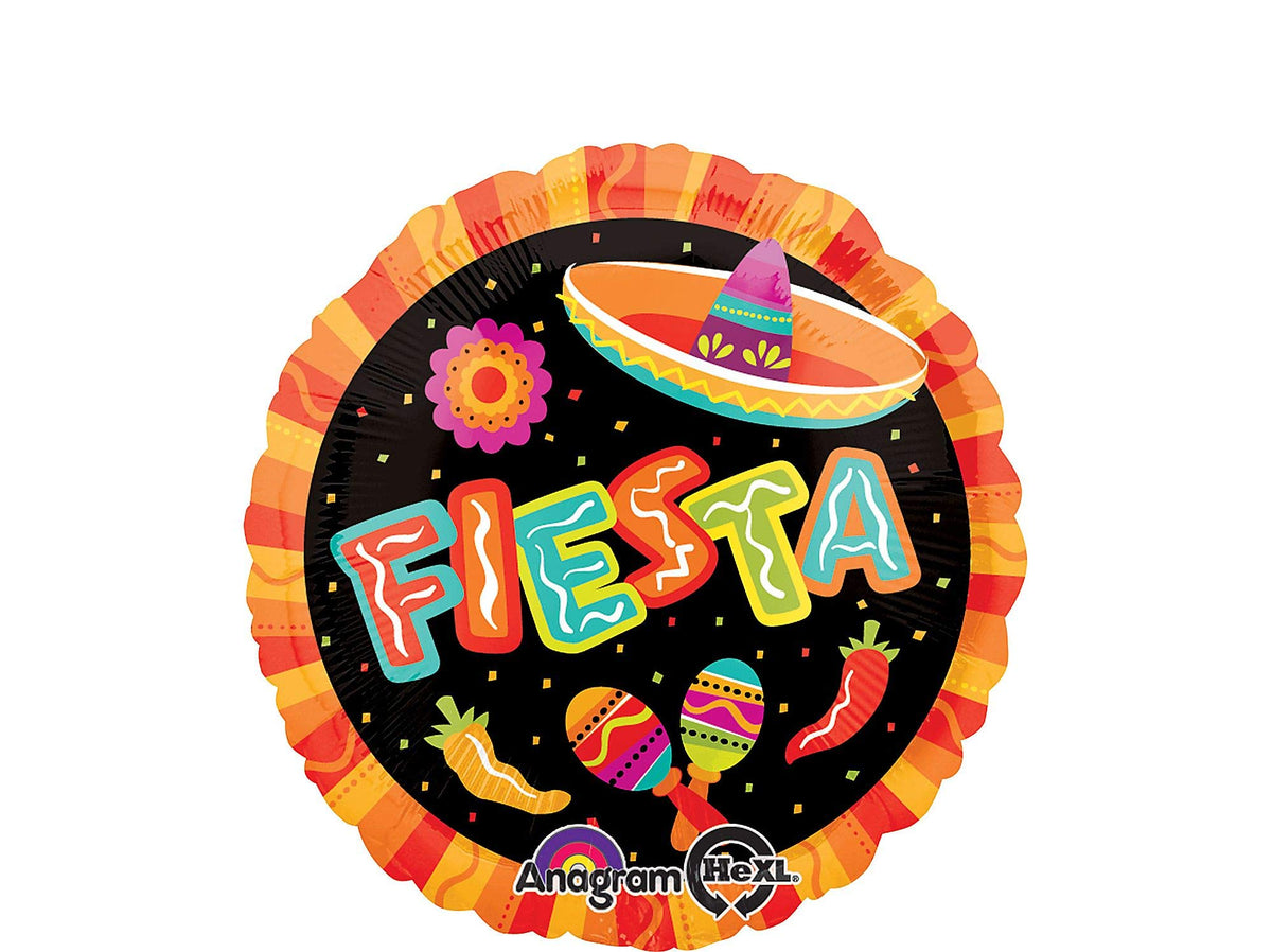 18" Fiesta Fun Metallic Foil Balloon
