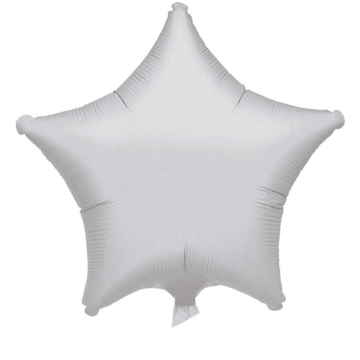 Sparkling Silver Star Foil Balloon - 19 Inch