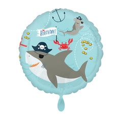Ahoy 1st Birthday Foil Balloon - 18 Inches