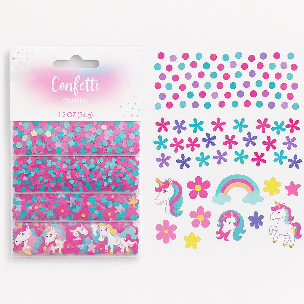 Enchanted Unicorn Confetti Pack ‚Äì 1.2 oz, Birthday Magic