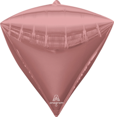 15-inch Rose Gold Ultimate Diamondz Foil Balloon