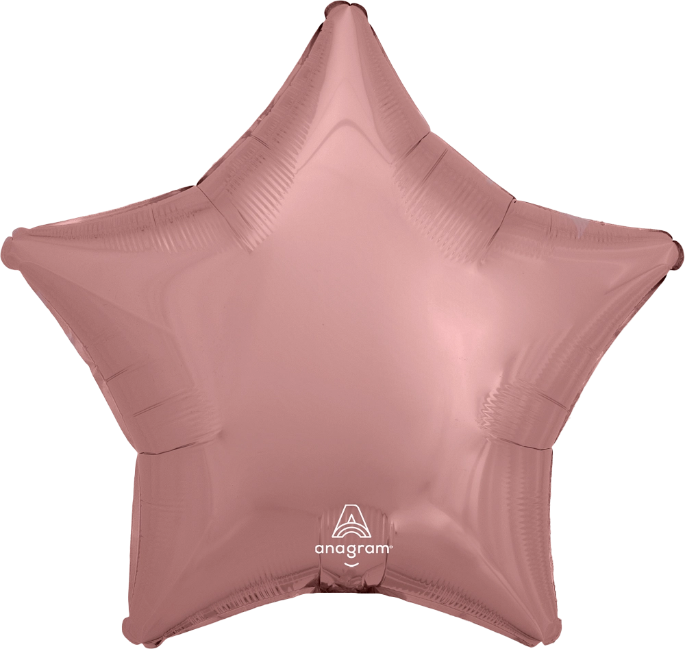 Rose Gold Star Foil Balloon - 31"