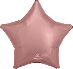 Rose Gold Star Foil Balloon - 31"