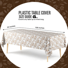 Trendables Premium Pomegranates Table Cover 54 x 108 - 54 x 108 - 2 Pack
