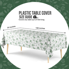 Trendables Premium Verdure Table Cover 54 x 108 - 54 x 108 - 2 Pack