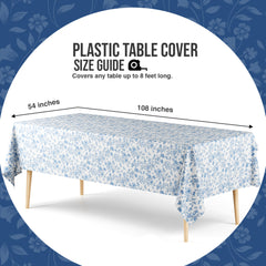 Trendables Premium Botanical Table Cover 54 x 108 - 54 x 108 - 2 Pack