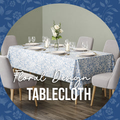 Trendables Premium Botanical Table Cover 54 x 108 - 54 x 108 - 2 Pack