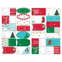 PMA - Festive Christmas Adhesive Gift Labels
