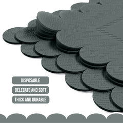 Silver Scallop Beverage Napkins - 50 Ct.