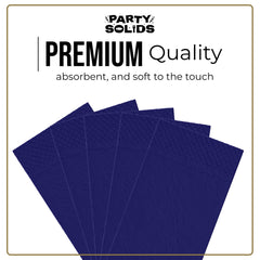 Dark Purple Guest Towel Napkins - 40 Ct.