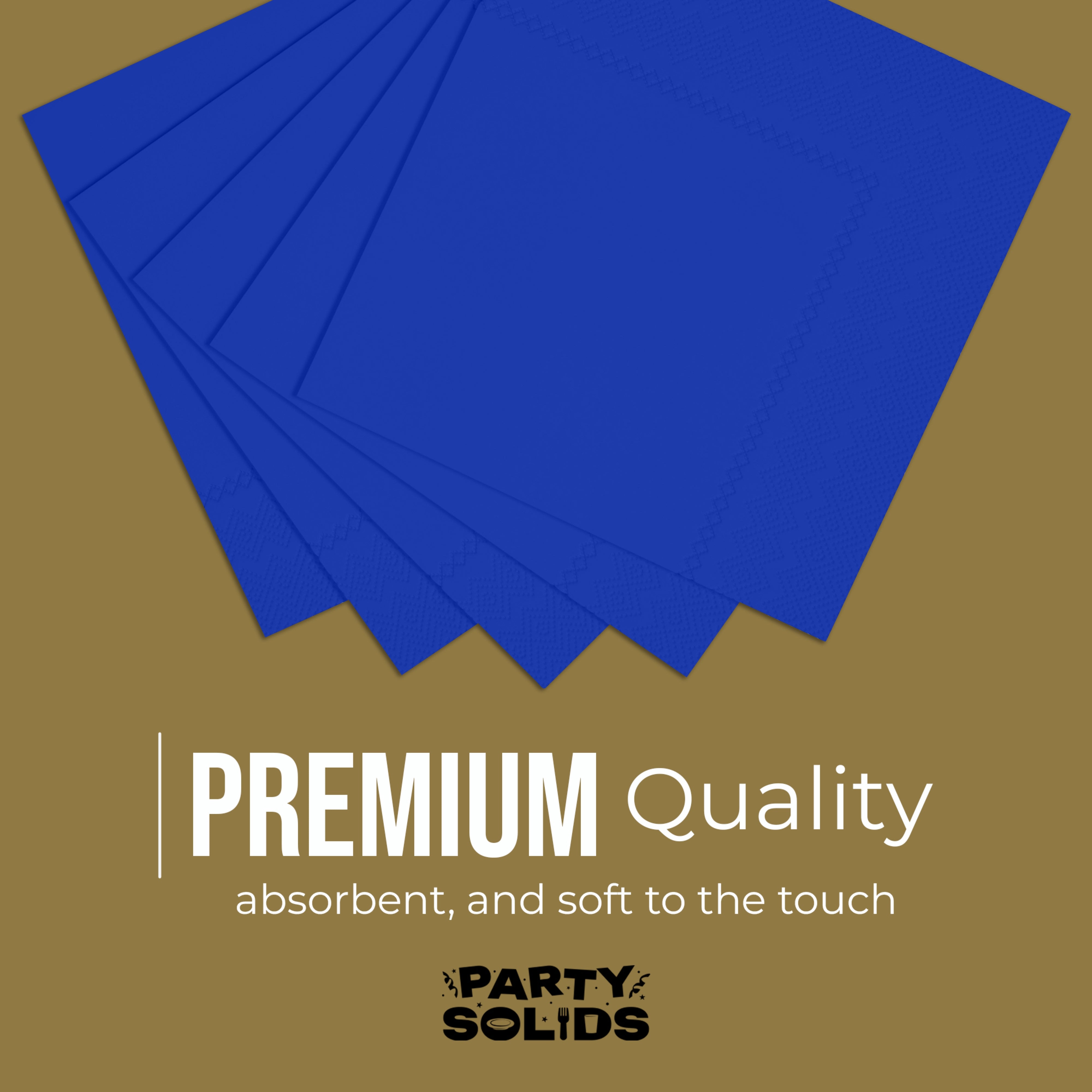 Dark Blue Dinner Napkins - 50 Ct.