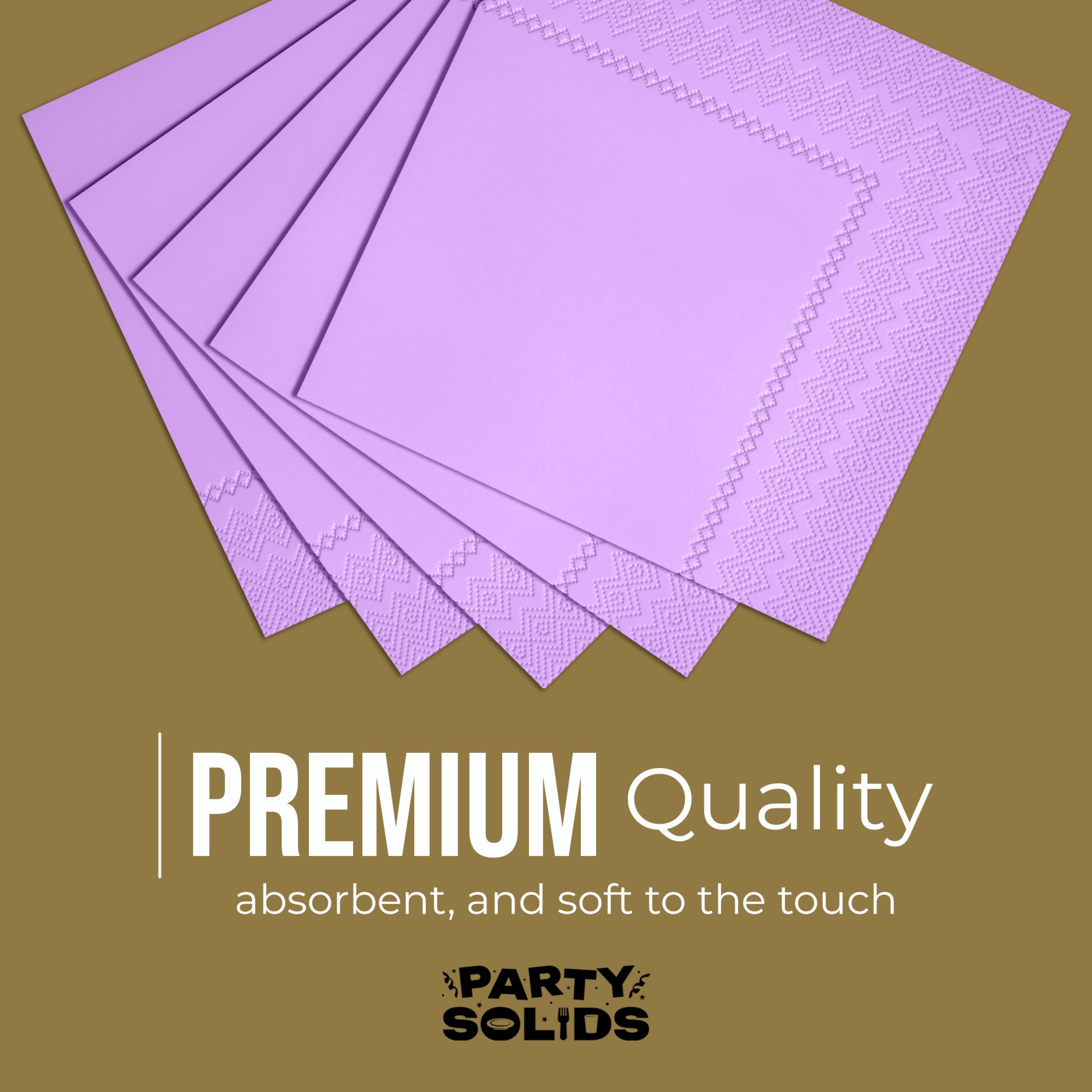 Lavender Dinner Napkins - 50 Ct.