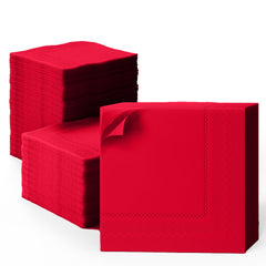 Red Dinner Napkins - 50 Ct.