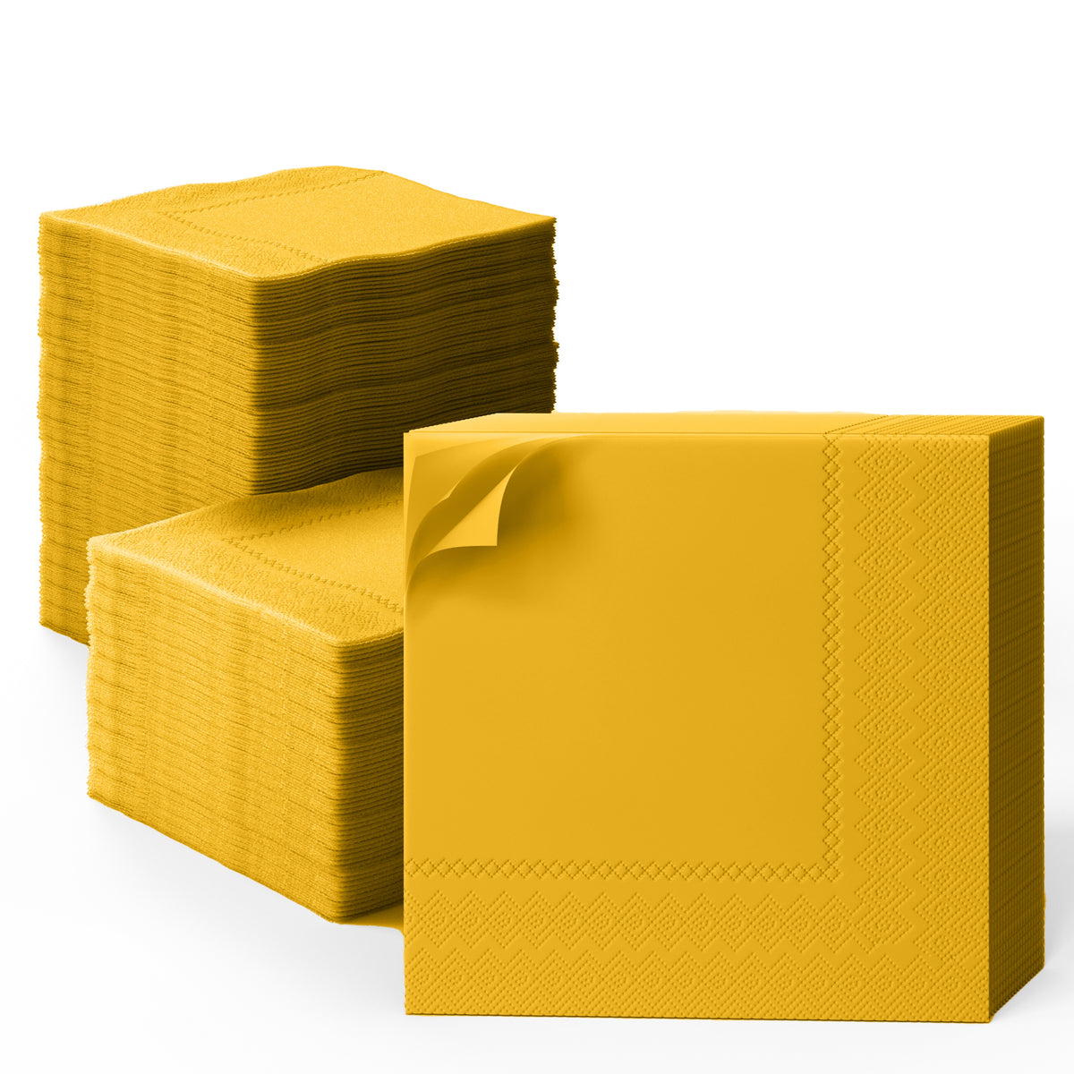 Yellow Dinner Napkins - 50 Ct.