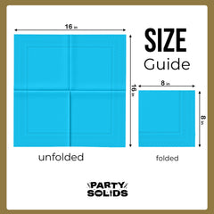 Turquoise Dinner Napkins - 50 Ct.