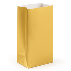 Mini Gold Glossy Paper Gift Bag