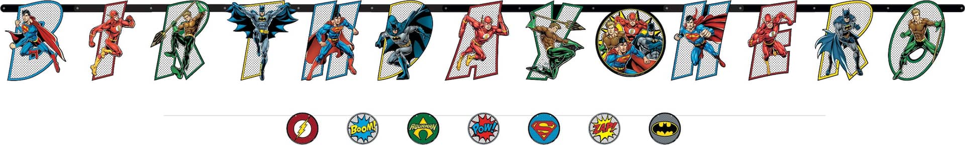 PMA - Justice League "Birthday Hero" Banner Kit