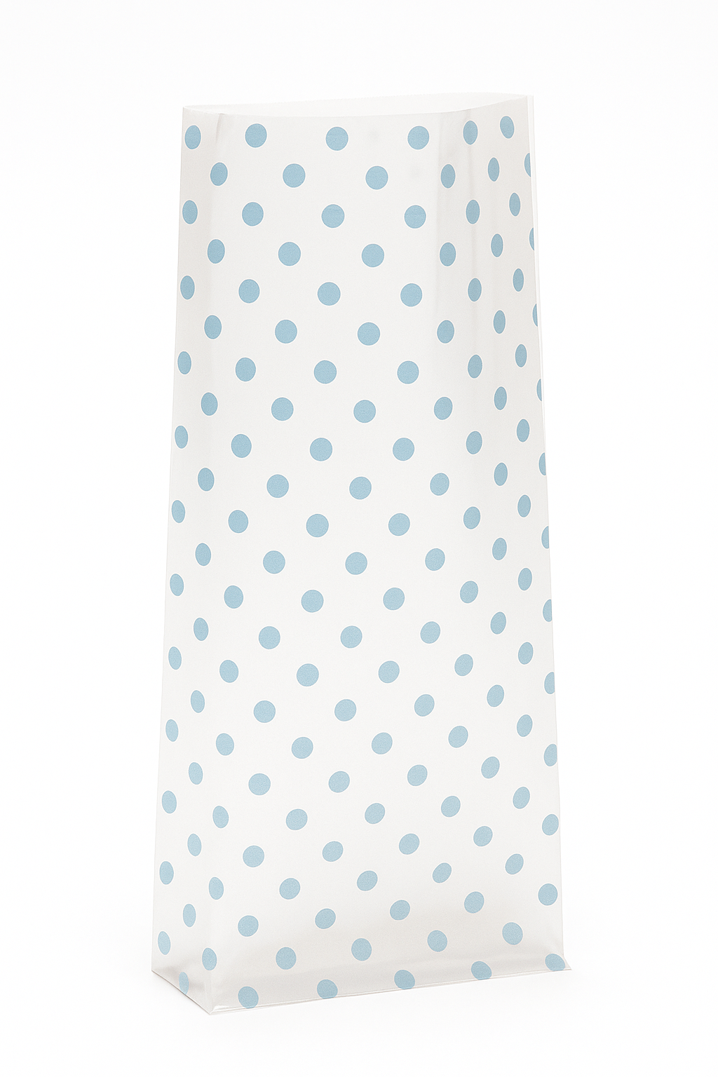 Polka Dot Wedding Favor Treat Bags with Bows - 12 Pack