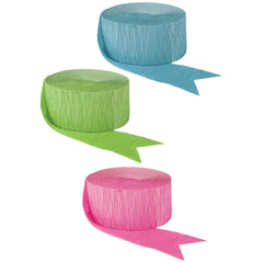 PMA - Neon Glow Party Streamers - 3 Pack