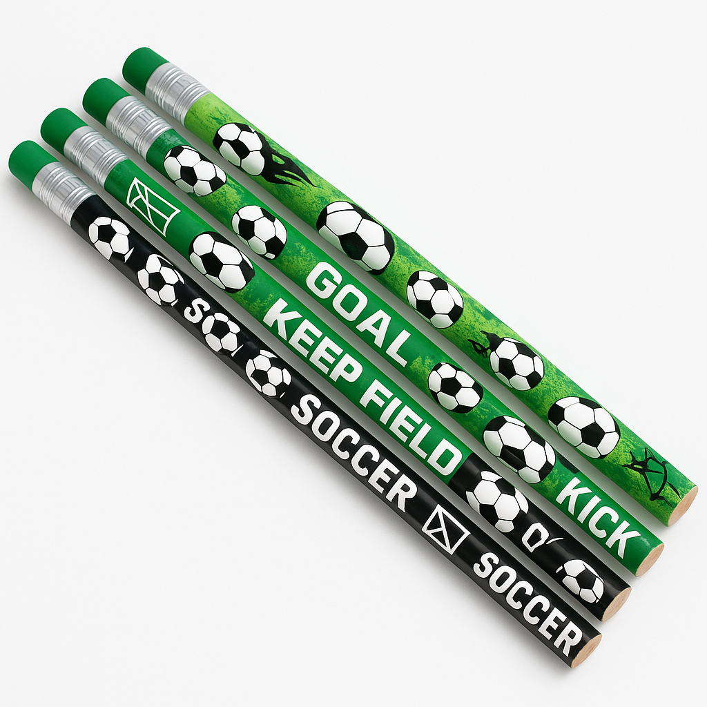 Goal Getter Soccer Pencils - 8 Pack Sports Party Favors
