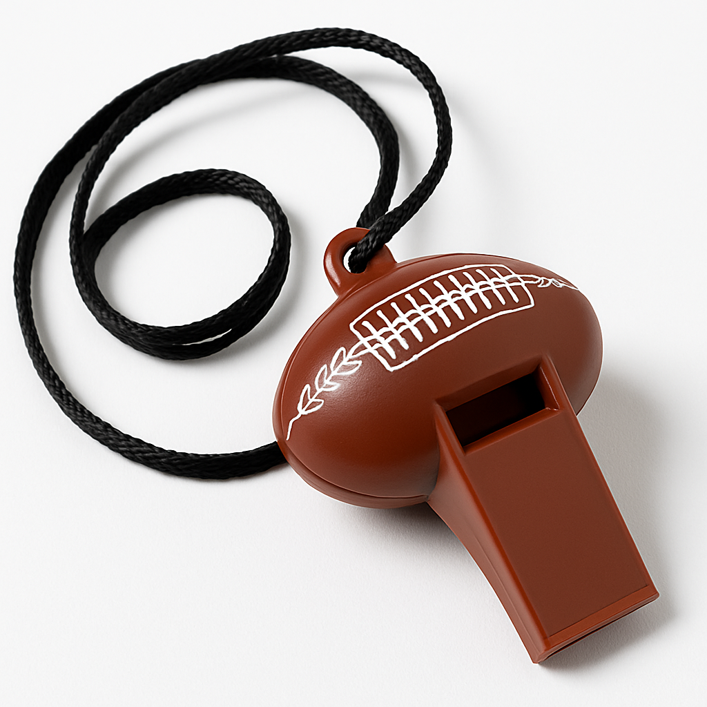 Football Whistles Party Favors - 12 Pack