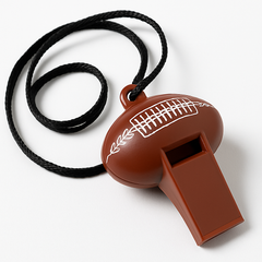 Football Whistles Party Favors - 12 Pack