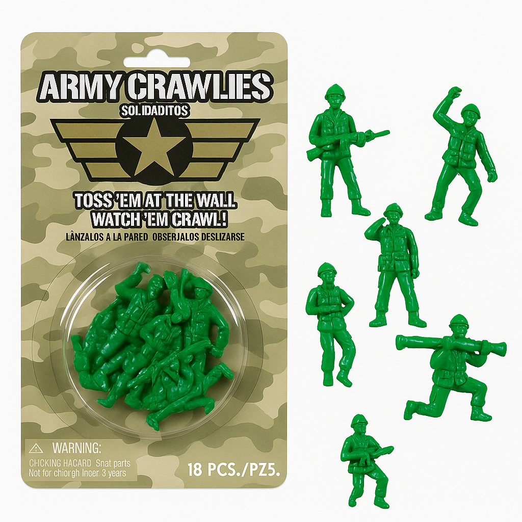 Green Army Soldier Window Walkers - 18 Pack