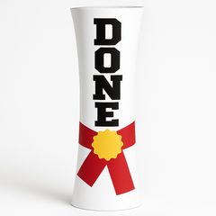 Jumbo "Done" Diploma Photo Booth Prop for Graduation