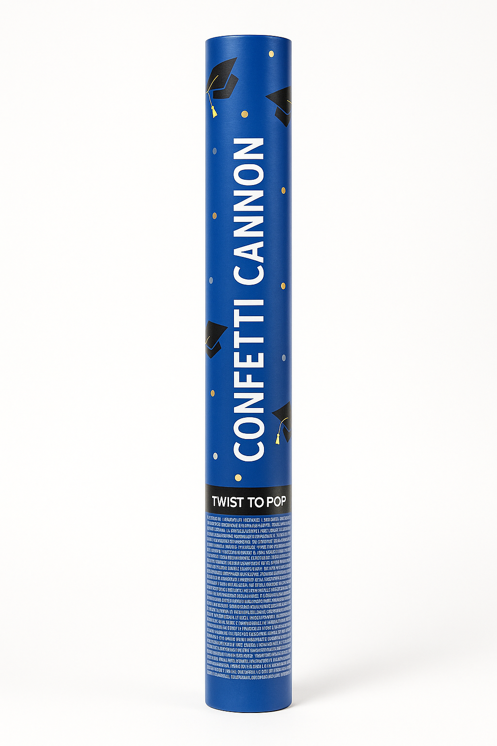 Blue Graduation Giant Confetti Cannon