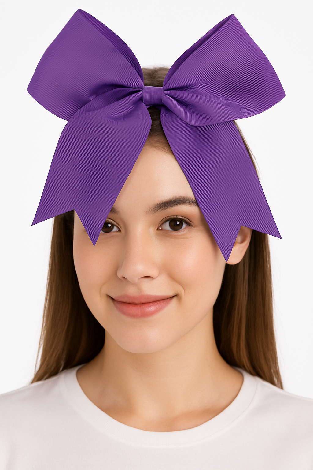 Purple Oversized Bow Tie Headband