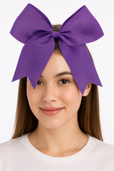 Purple Oversized Bow Tie Headband