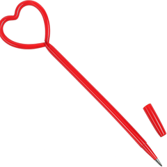 Heart-Shaped Valentine‚Äôs Day Pen, 8-Inch, Red