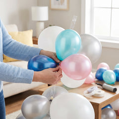 Cosmic Pearl Assorted Latex Balloons, 5-Inch, 25-Pack
