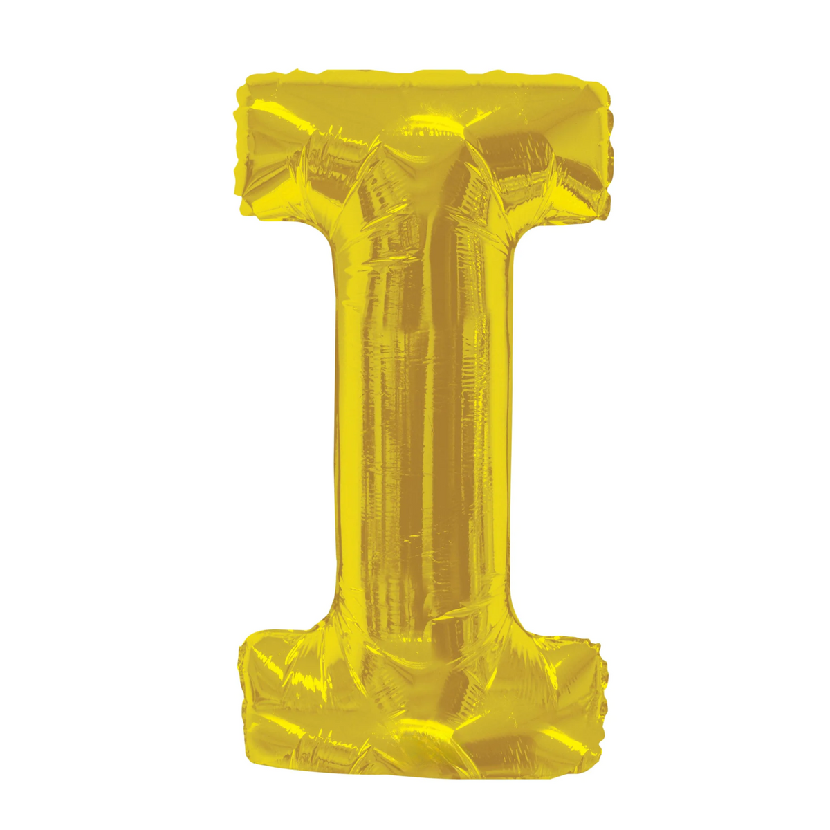 34 In. Gold Letter I Balloon
