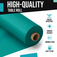 Unleashed | 40 in. x 100 Ft. Teal Table Roll